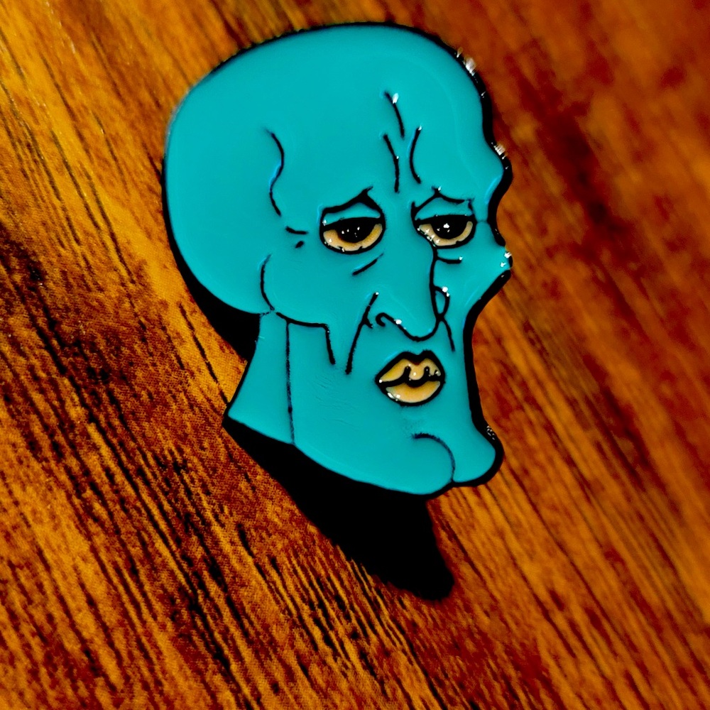 Squidward pin